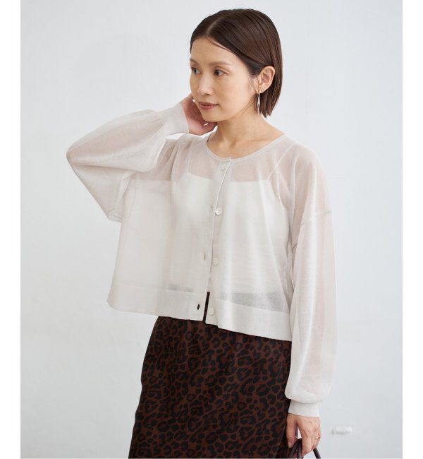 IENA「《追加2》FILMY COTTONカーディガン」|カーディガン|