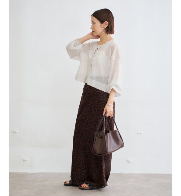 IENA「《追加2》FILMY COTTONカーディガン」|カーディガン|