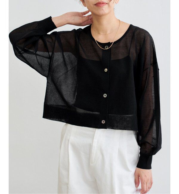 IENA「《追加2》FILMY COTTONカーディガン」|カーディガン|