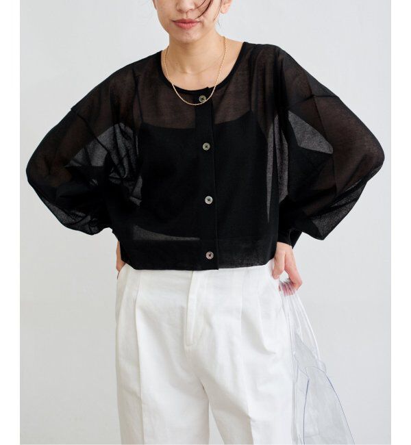 IENA「《追加2》FILMY COTTONカーディガン」|カーディガン|