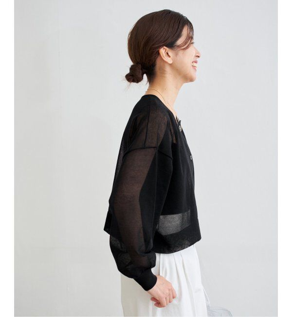 IENA「《追加2》FILMY COTTONカーディガン」|カーディガン|