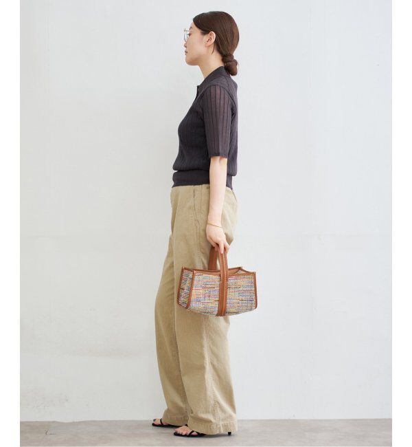 IENA「FILMY COTTON 襟付きプルオーバー」|ニット・セーター|