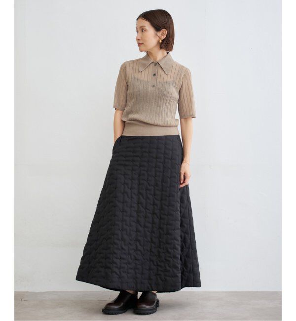 IENA「FILMY COTTON 襟付きプルオーバー」|ニット・セーター|