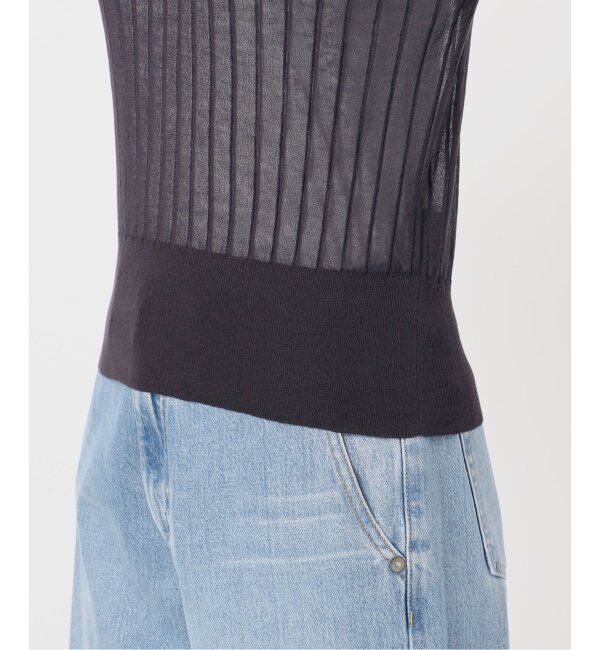 IENA「FILMY COTTON 襟付きプルオーバー」|ニット・セーター|