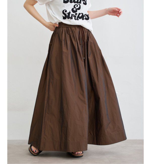 IENA「タフタイージーボリュームスカート」|スカート|