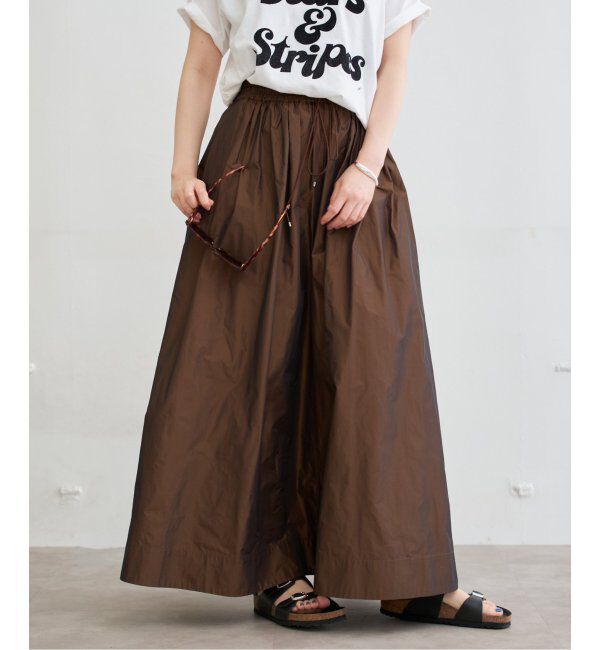 IENA「タフタイージーボリュームスカート」|スカート|