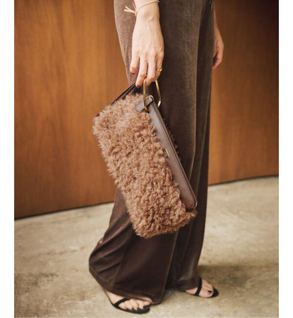 VERMEIL par iena「ORSETTO オルセット Mouton Bag MORBIDO 1503250010」|クラッチバッグ|