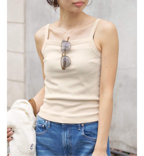 IENA「FLORE FLORE/フローレフローレ MAY CAMI キャミソール」|キャミソール|ナチュラル