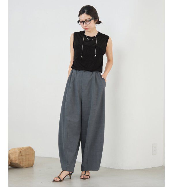 IENA「ラメ ノースリーブ」|Tシャツ・カットソー|