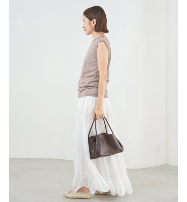 IENA「ラメ ノースリーブ」|Tシャツ・カットソー|