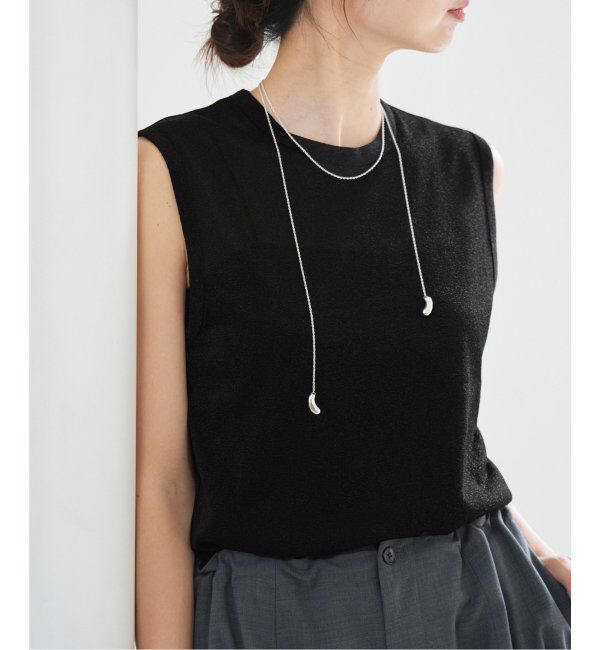 IENA「ラメ ノースリーブ」|Tシャツ・カットソー|