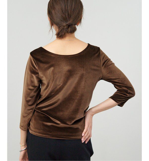 IENA「スノーベロア プルオーバー」|Tシャツ・カットソー|