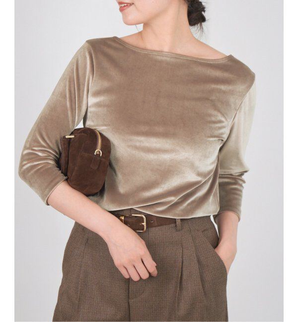 IENA「スノーベロア プルオーバー」|Tシャツ・カットソー|