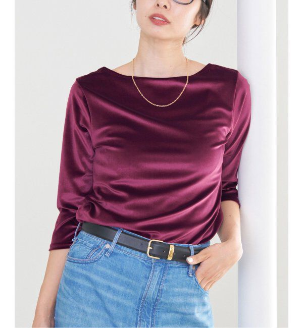 IENA「スノーベロア プルオーバー」|Tシャツ・カットソー|