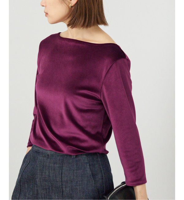 IENA「スノーベロア プルオーバー」|Tシャツ・カットソー|