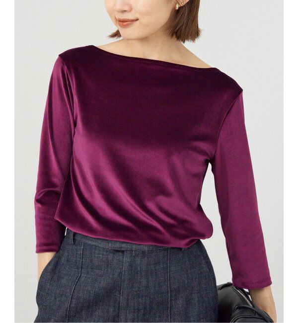 IENA「スノーベロア プルオーバー」|Tシャツ・カットソー|