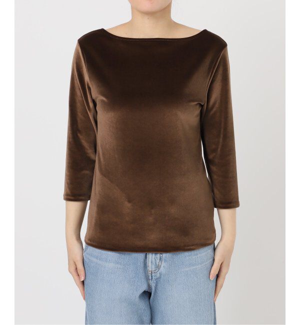 IENA「スノーベロア プルオーバー」|Tシャツ・カットソー|