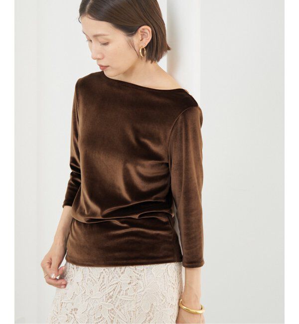 IENA「スノーベロア プルオーバー」|Tシャツ・カットソー|