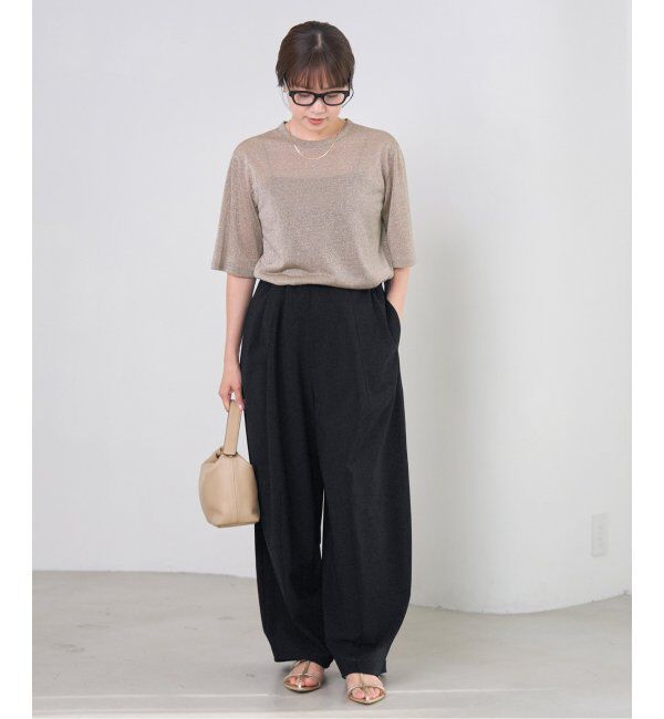 IENA「コクーンパンツ」|スラックス|