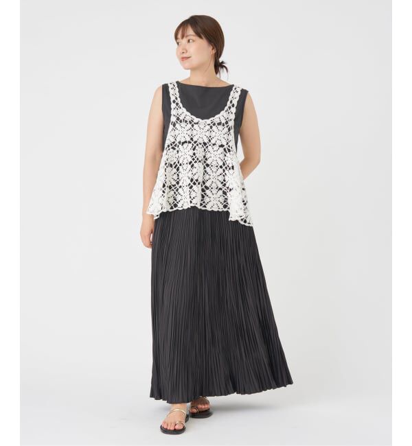 IENA「《追加》クロシェタンク」|ニット・セーター|