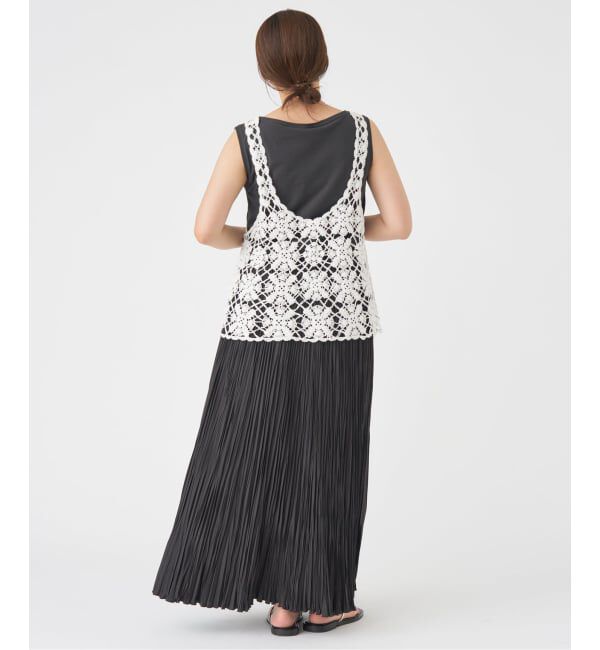 IENA「《追加》クロシェタンク」|ニット・セーター|