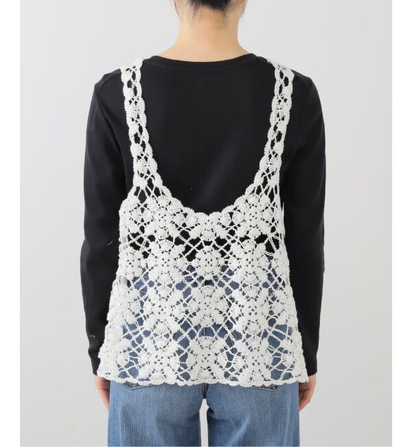 IENA「《追加》クロシェタンク」|ニット・セーター|