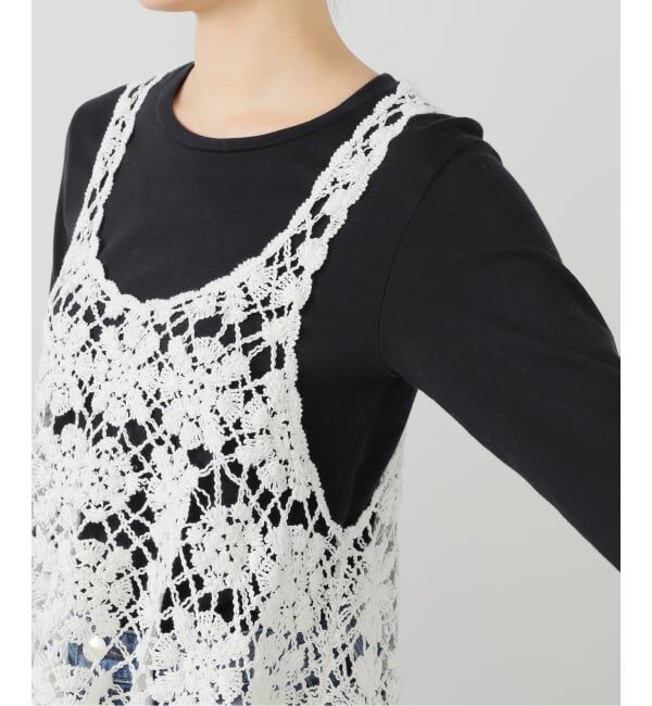 IENA「《追加》クロシェタンク」|ニット・セーター|