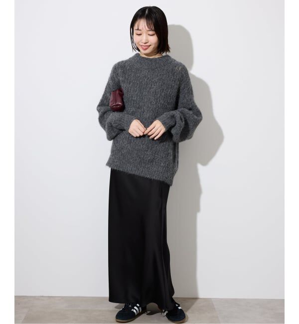 SLOBE IENA「サテンナロースカート」|スカート|