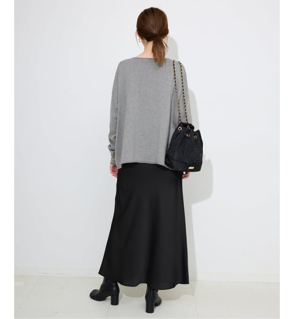 SLOBE IENA「サテンナロースカート」|スカート|