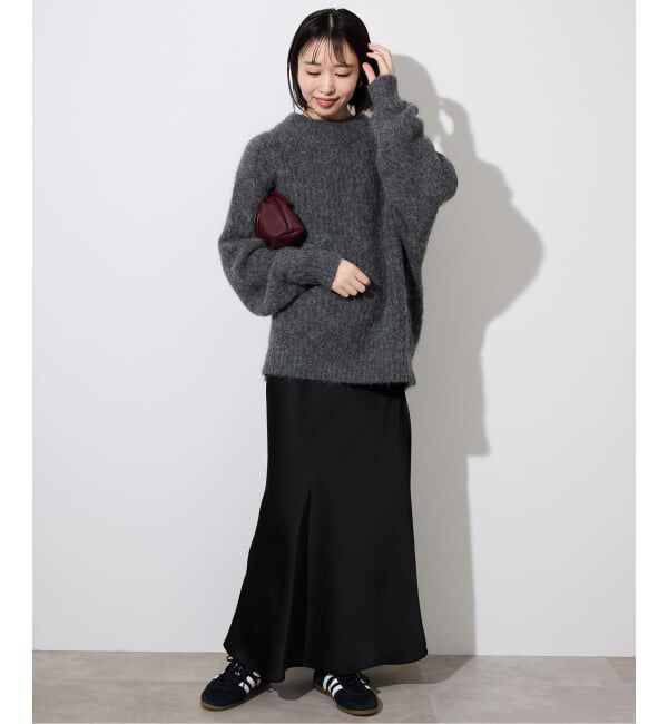 SLOBE IENA「サテンナロースカート」|スカート|