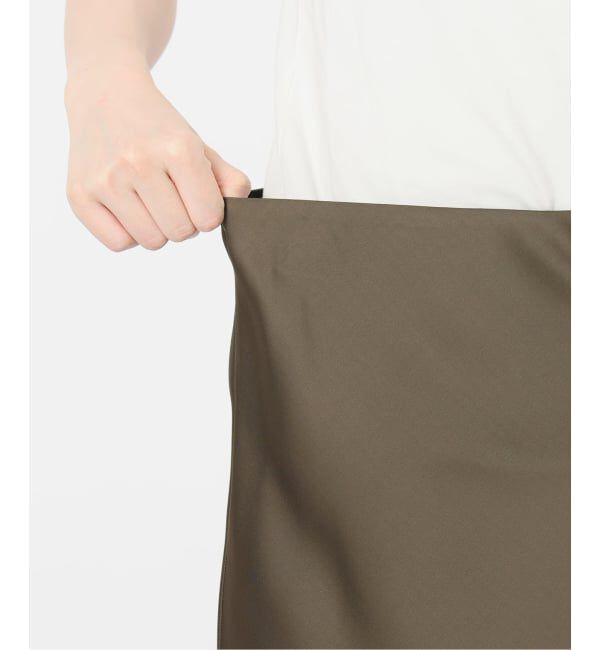 SLOBE IENA「サテンナロースカート」|スカート|