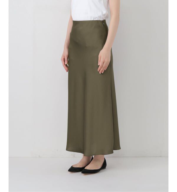 SLOBE IENA「サテンナロースカート」|スカート|