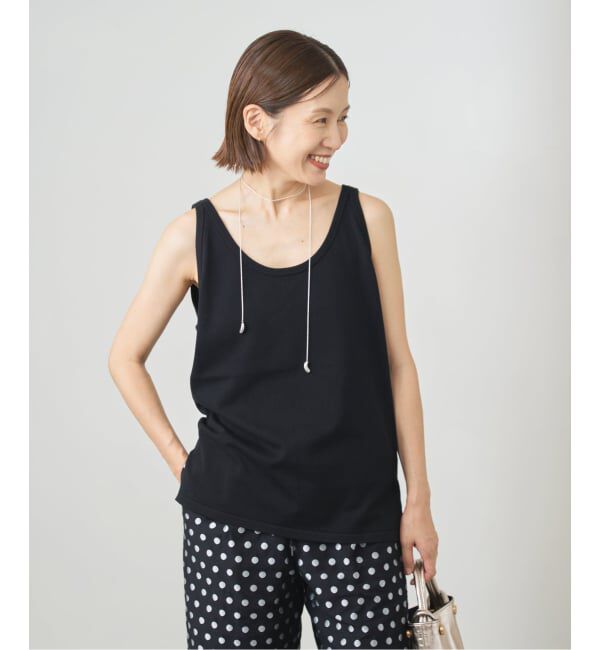 IENA「ノースリーブキャミソール」|ニット・セーター|