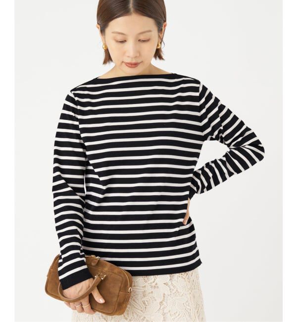 IENA「《追加2》SEATTLEボーダープルオーバー」|ニット・セーター|