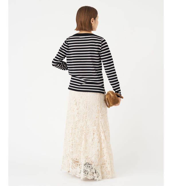 IENA「《追加2》SEATTLEボーダープルオーバー」|ニット・セーター|