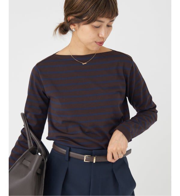 IENA「《追加2》SEATTLEボーダープルオーバー」|ニット・セーター|