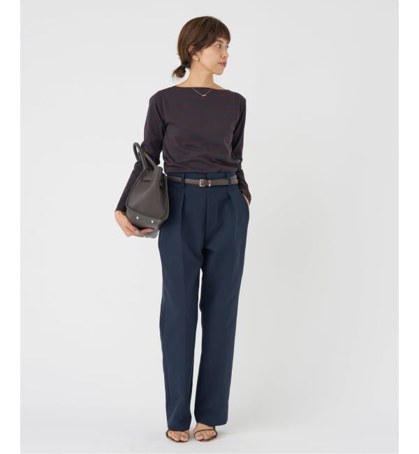 IENA「《追加2》SEATTLEボーダープルオーバー」|ニット・セーター|