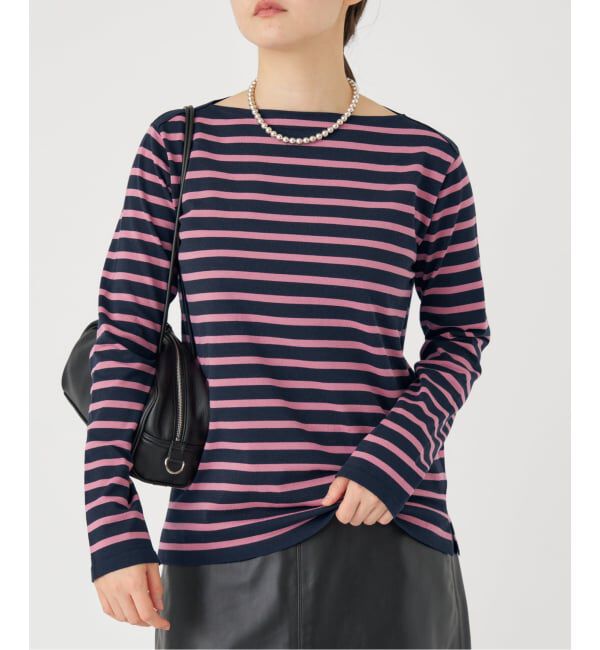 IENA「《追加2》SEATTLEボーダープルオーバー」|ニット・セーター|