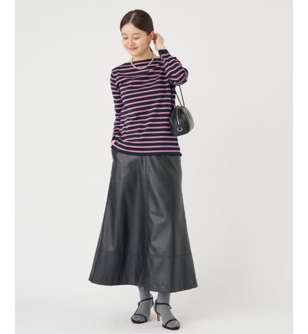 IENA「《追加2》SEATTLEボーダープルオーバー」|ニット・セーター|