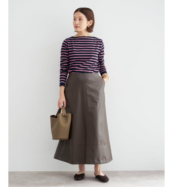 IENA「《追加2》SEATTLEボーダープルオーバー」|ニット・セーター|