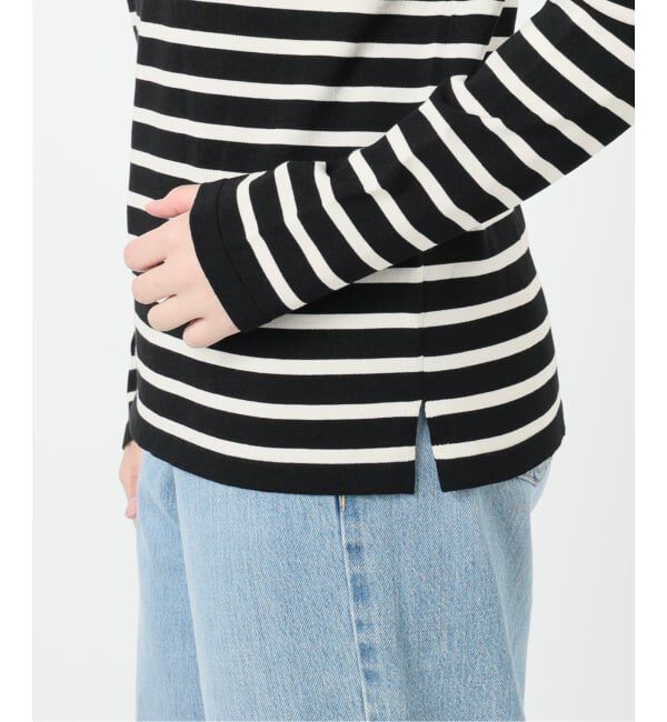 IENA「《追加2》SEATTLEボーダープルオーバー」|ニット・セーター|