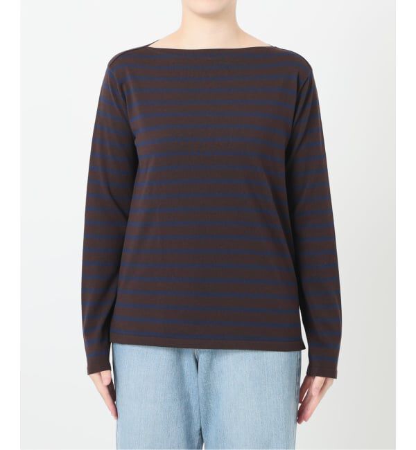 IENA「《追加2》SEATTLEボーダープルオーバー」|ニット・セーター|