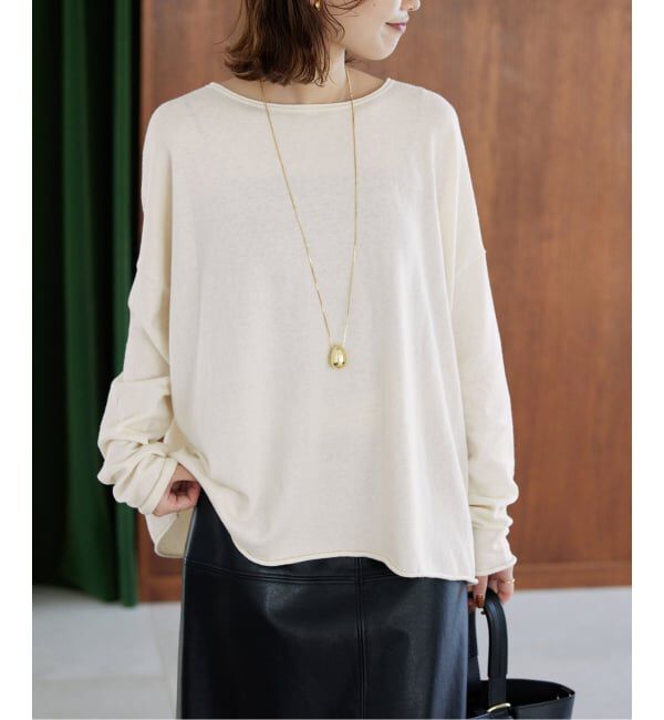 SLOBE IENA「《追加》コットンヤクニットプルオーバー」|ニット・セーター|