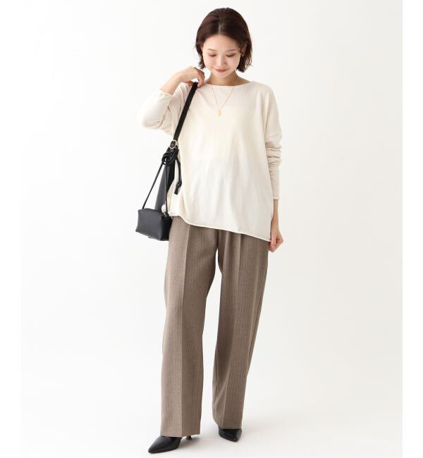 SLOBE IENA「《追加》コットンヤクニットプルオーバー」|ニット・セーター|