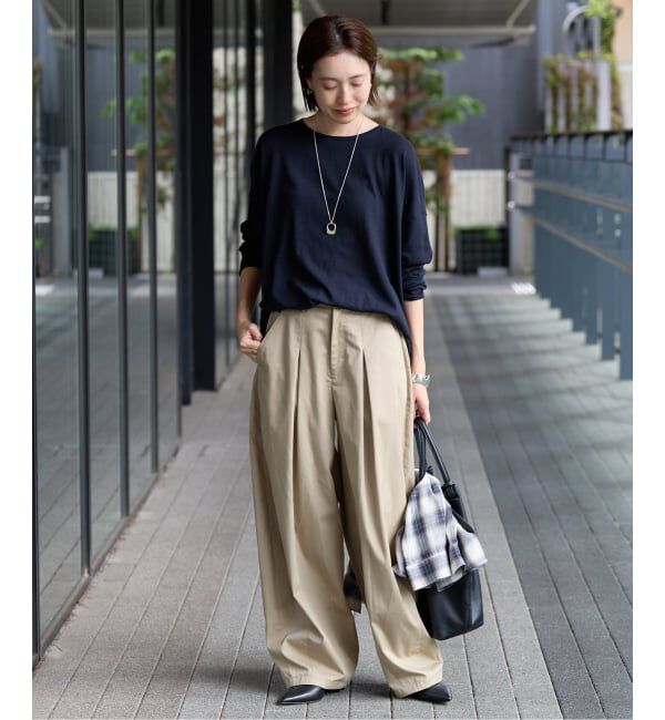 SLOBE IENA「《追加》コットンヤクニットプルオーバー」|ニット・セーター|