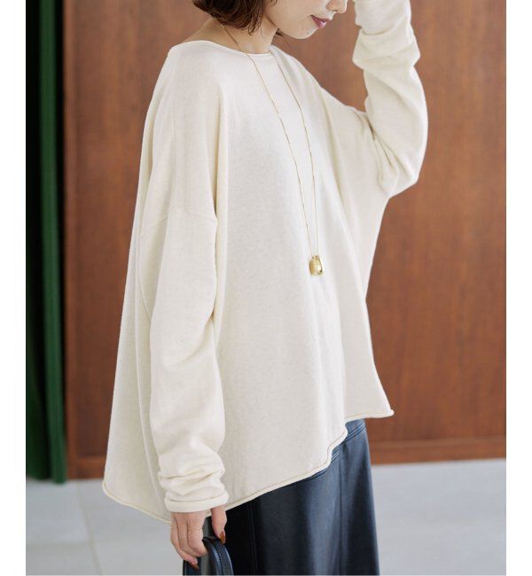 SLOBE IENA「《追加》コットンヤクニットプルオーバー」|ニット・セーター|ナチュラル