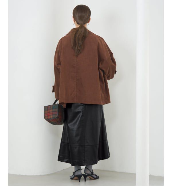 IENA「フェイクレザーフレアスカート」|スカート|