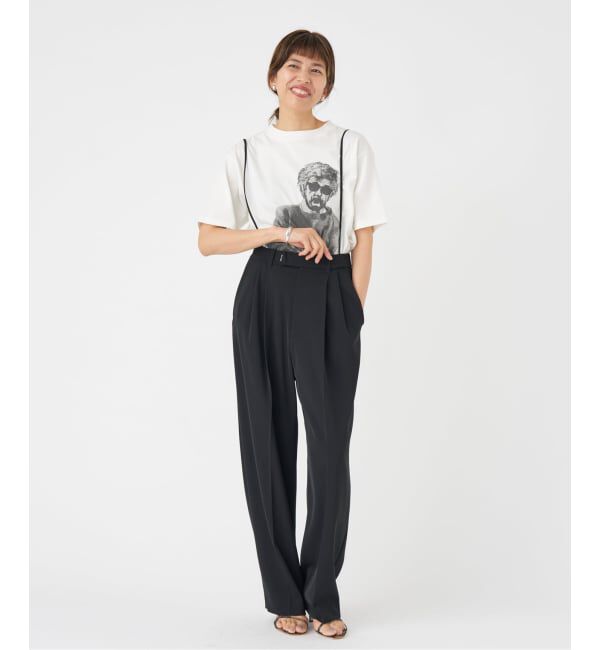 IENA「《追加5》サスペンダーツイルパンツ」|スラックス|