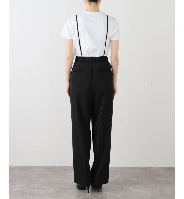 IENA「《追加5》サスペンダーツイルパンツ」|スラックス|