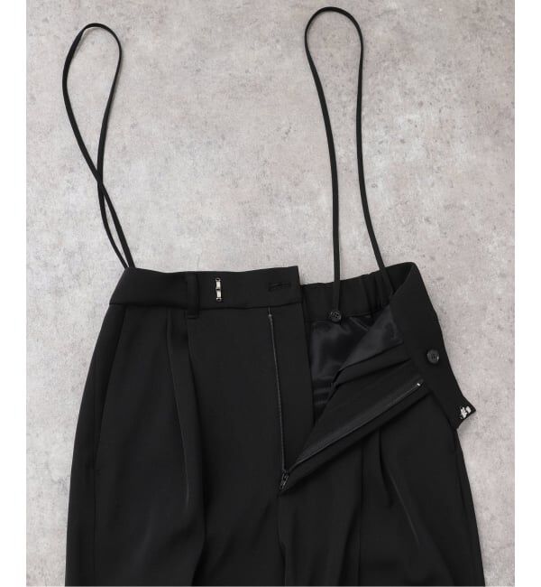 IENA「《追加5》サスペンダーツイルパンツ」|スラックス|